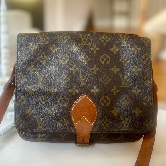 LOUIS VUITTON Cartouchiere SL 0940 Vintage Crossbody Messenger File Saddle Bag - Picture 3 of 16